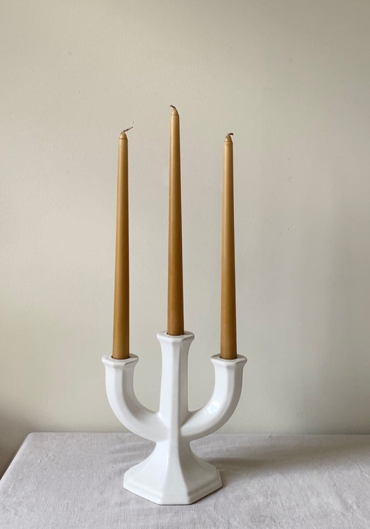 Vintage Swedish Ceramic Candelabra