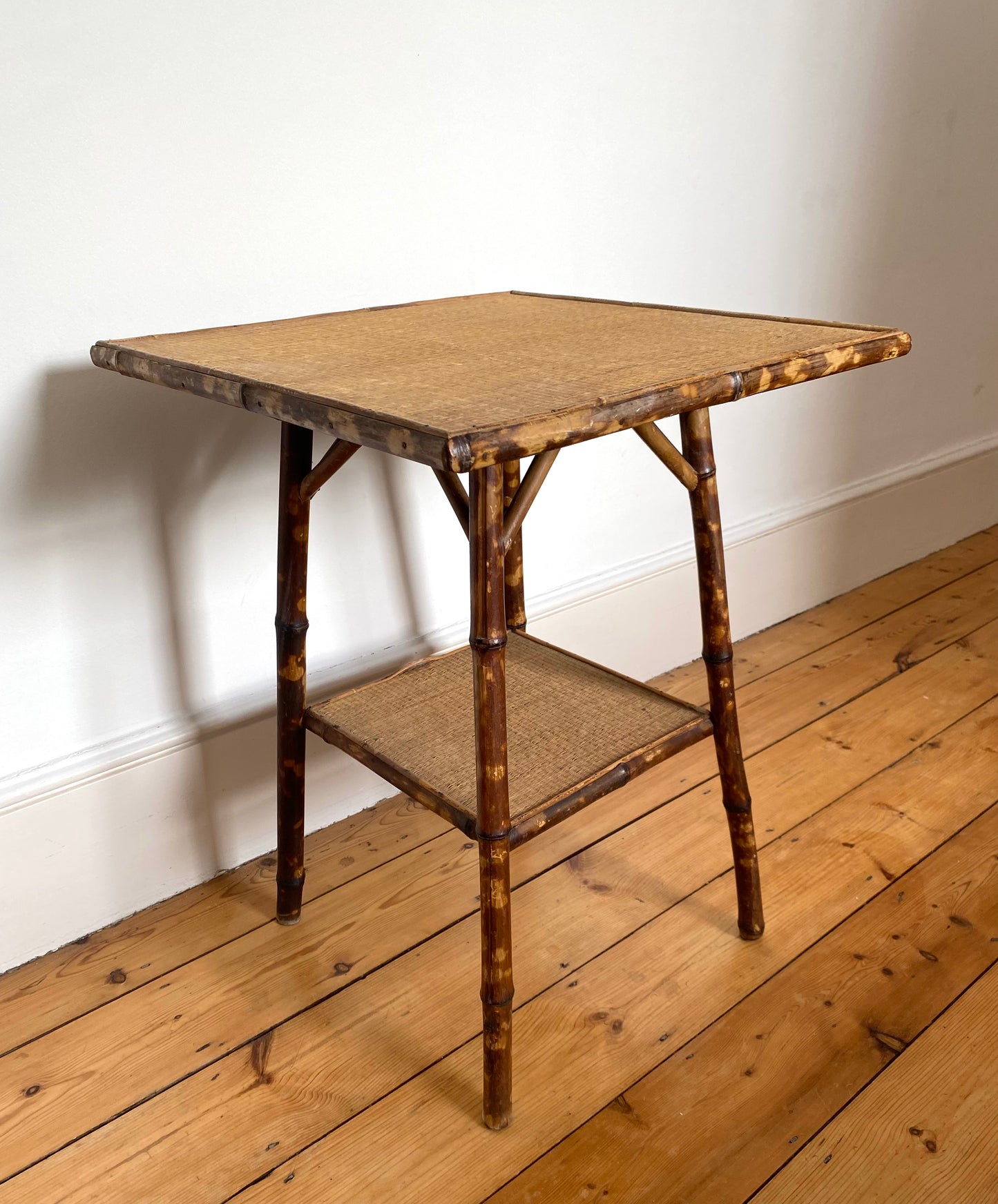 Antique Bamboo Occasional Table