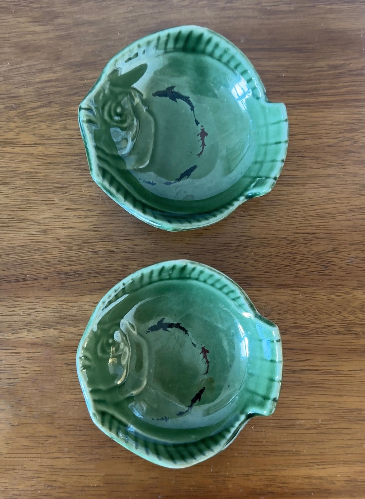 A Pair of Ceramic Fish Dishes