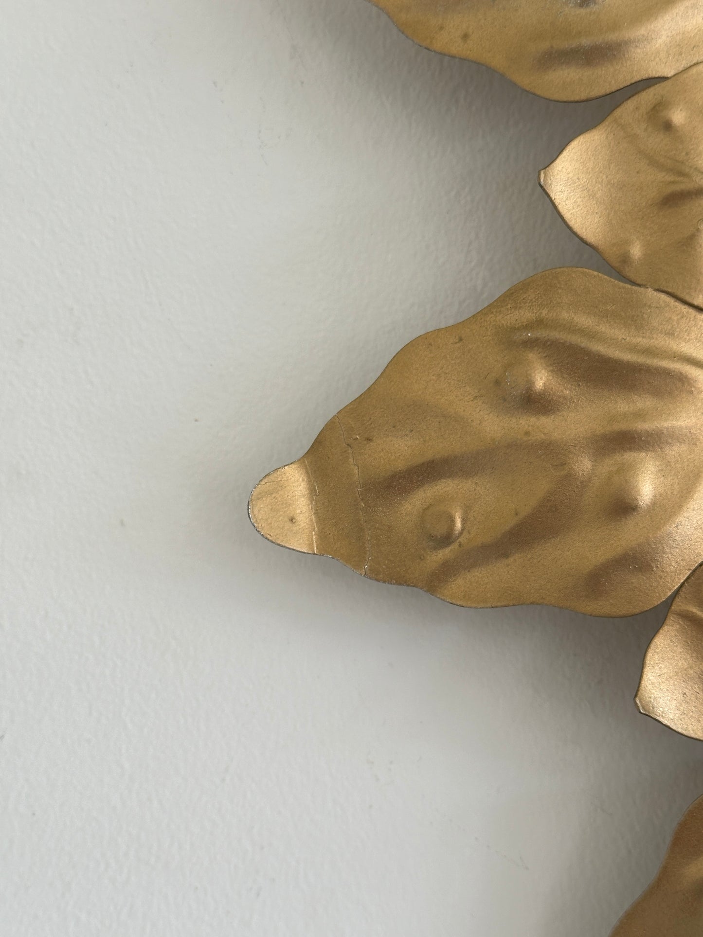 Vintage Swedish Gold Sunburst Mirror
