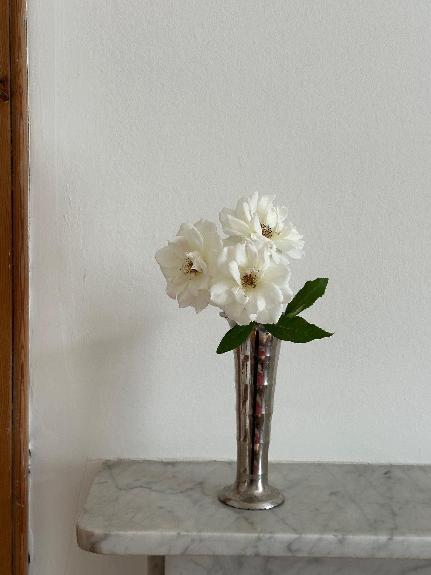 Vintage Swedish Pewter Bud Vase