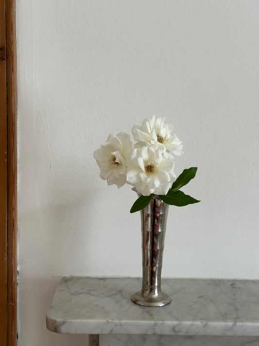 Vintage Swedish Pewter Bud Vase