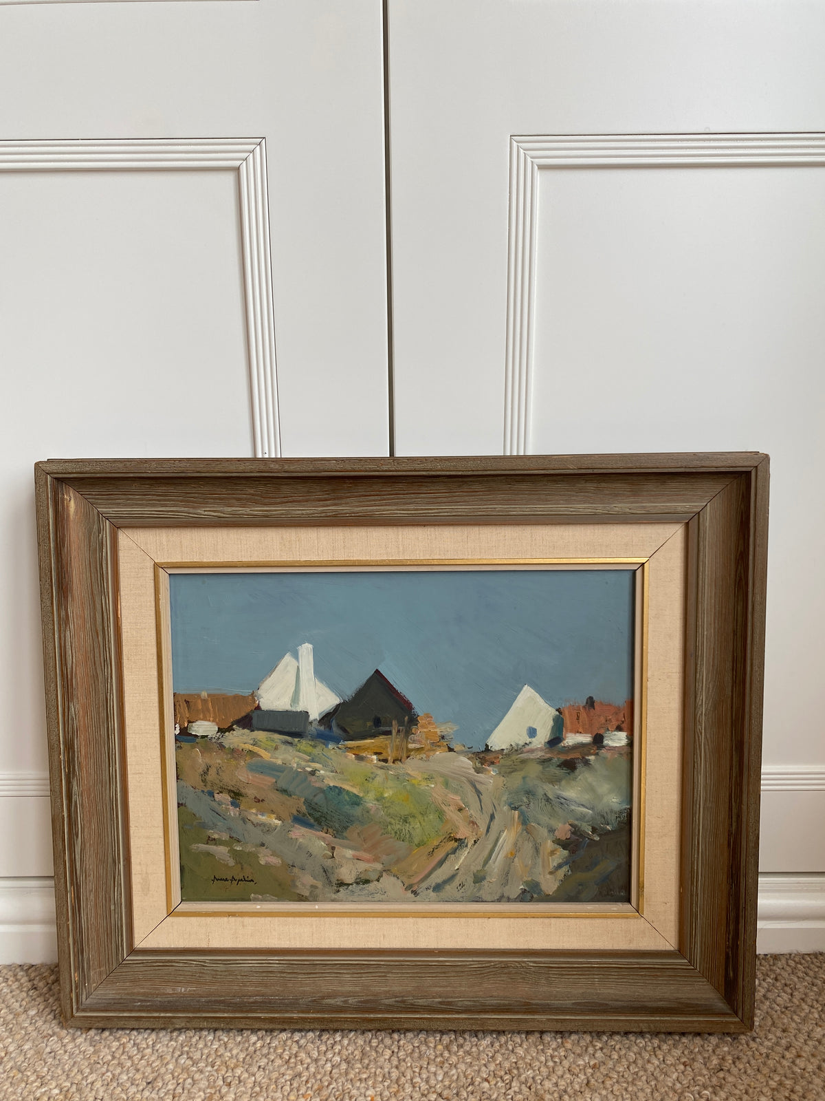 On the Hilltop – Swedish Landscape Oil Painting, Signed
