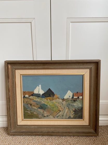 On the Hilltop – Swedish Landscape Oil Painting, Signed