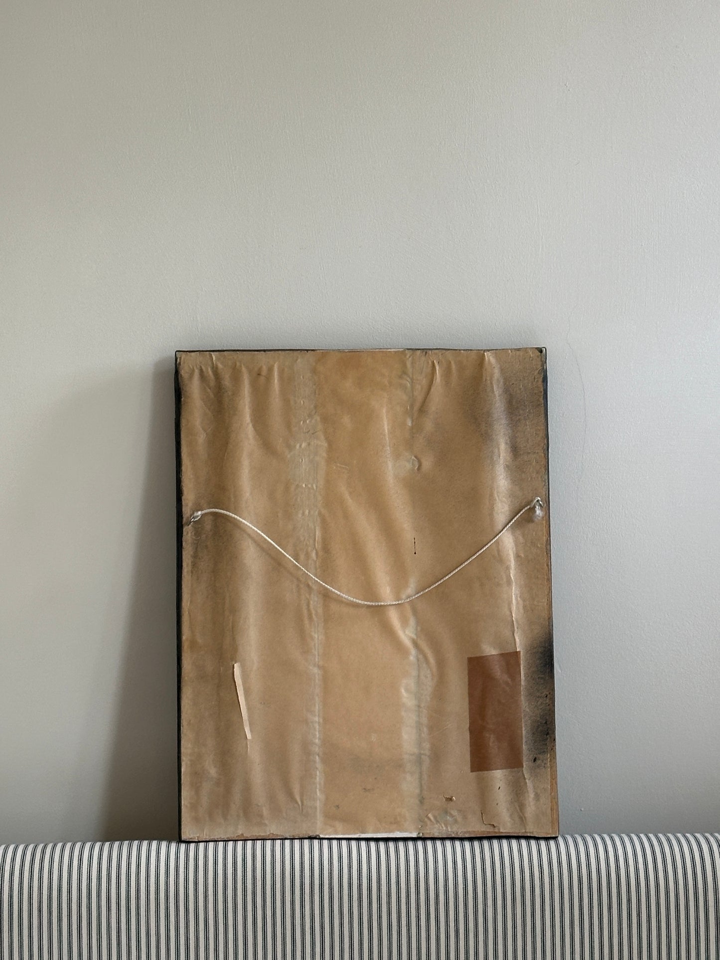 Vintage Mid Century Tramp Art Mirror