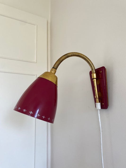 Mid-century Swedish Plug-in Wall Light