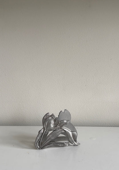 Pewter Tulip Letter Rack