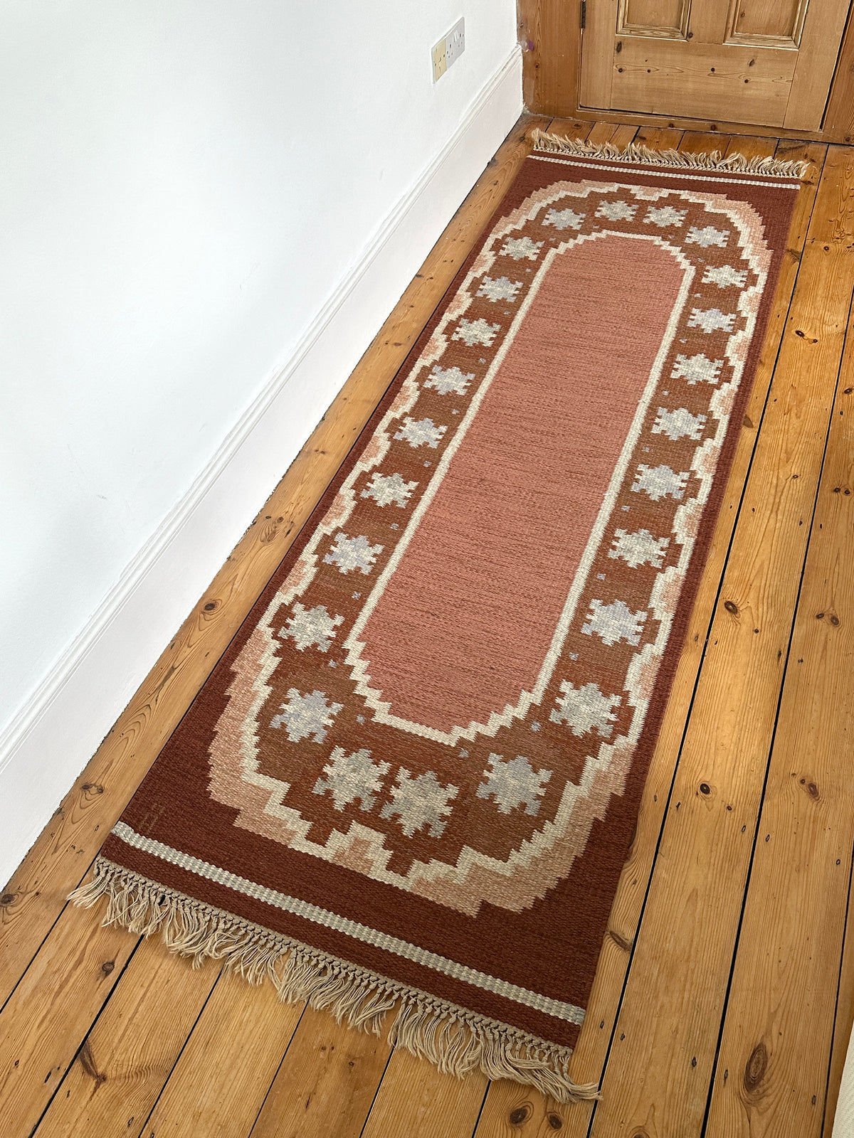 Vintage Swedish Rölakan Runner by Anna-Johanna Ångström
