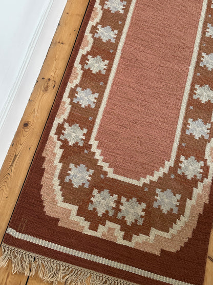Vintage Swedish Rölakan Runner by Anna-Johanna Ångström