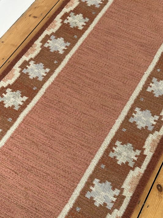 Vintage Swedish Rölakan Runner by Anna-Johanna Ångström