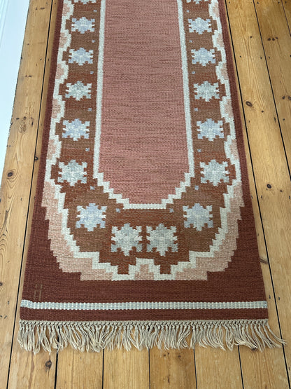 Vintage Swedish Rölakan Runner by Anna-Johanna Ångström