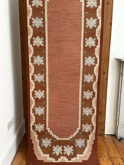 Vintage Swedish Rölakan Runner by Anna-Johanna Ångström