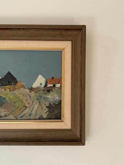 On the Hilltop – Swedish Landscape Oil Painting, Signed