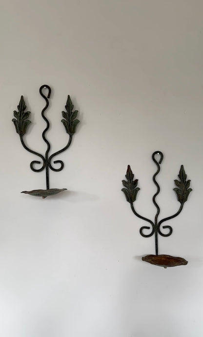 A Pair of Vintage Hanging Flower/Plant Stands