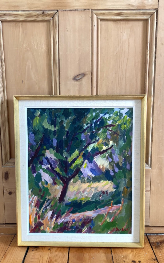 Mid Century Swedish oil painting, signed