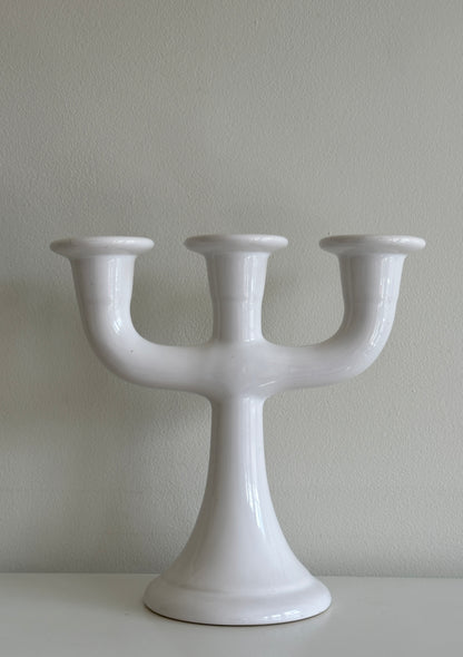 Mid-Century Swedish Ceramic Candelabra