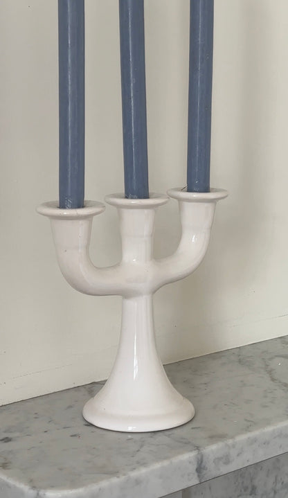 Mid-Century Swedish Ceramic Candelabra
