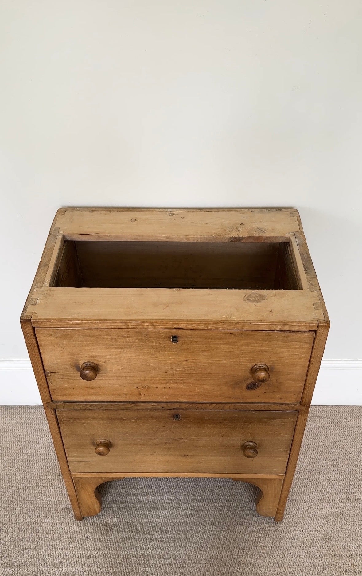Late Victorian Marble Top Chest