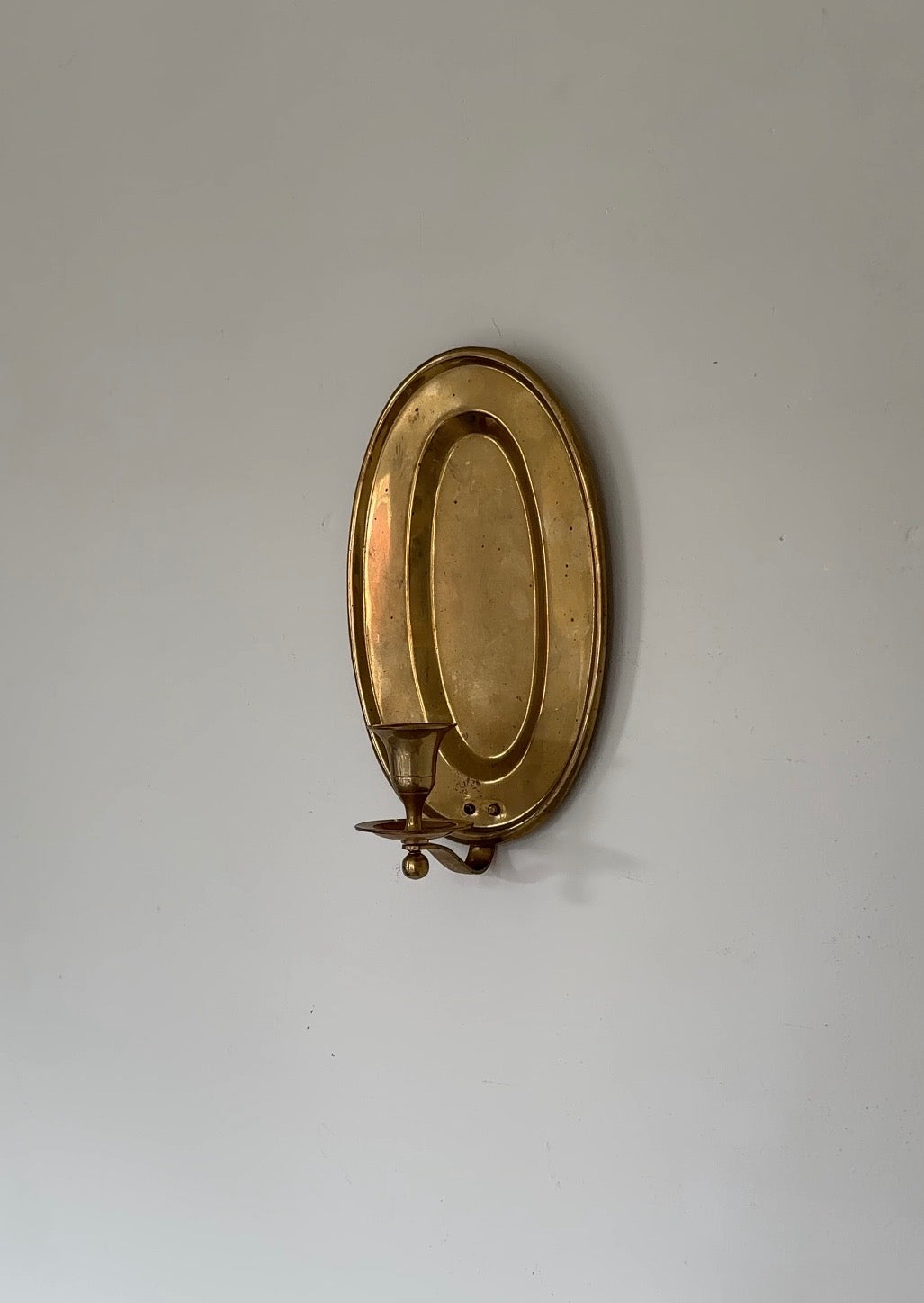 Mid-Century Swedish Brass Sconce