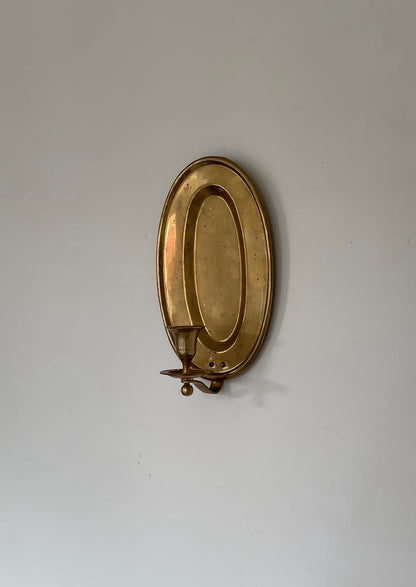 Mid-Century Swedish Brass Sconce