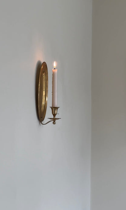 Mid-Century Swedish Brass Sconce